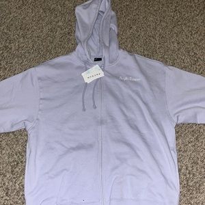 pacific sunwear purple zip up!